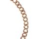 9CT ROSE GOLD CURB LINK BRACELET WITH 9CT GOLD HEART-SHAPED PADLOCK CLASP at Ross's Online Art Auctions