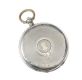 ENGRAVED STERLING SILVER OPEN FACE GENT'S FOB WATCH at Ross's Online Art Auctions