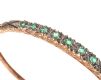 9CT GOLD EMERALD AND DIAMOND BANGLE at Ross's Online Art Auctions