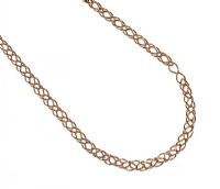 9CT GOLD FINE DOUBLE CURB LINK CHAIN at Ross's Online Art Auctions