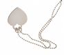 TIFFANY & CO STERLING SILVER HEART-SHAPED PENDANT AND CHAIN at Ross's Online Art Auctions