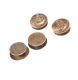 SET OF FOUR ENGRAVED 9CT GOLD STUDS at Ross's Online Art Auctions
