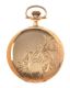 LONGINES ENGRAVED 14CT GOLD GENT'S FULL-HUNTER FOB WATCH at Ross's Online Art Auctions