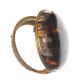 ANTIQUE TORTOISESHELL AND GOLD-TONE METAL VERGE FUSEE GENT'S FOB WATCH at Ross's Online Art Auctions