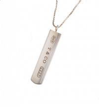 TIFFANY & CO STERLING SILVER INGOT AND CHAIN at Ross's Online Art Auctions
