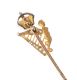 18CT GOLD REGIMENTAL STICK PIN WITH ENAMEL AND DIAMONDS IN ORIGINAL PRESENTATION BOX at Ross's Online Art Auctions