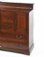 EDWARDIAN INLAID GENTLEMAN'S CHEST OF DRAWERS at Ross's Online Art Auctions