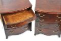 PAIR OF EDWARDIAN BOW FRONT CHEST OF DRAWERS at Ross's Online Art Auctions