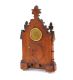 VICTORIAN OAK GOTHIC CLOCK BAROMETER at Ross's Online Art Auctions