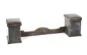 VICTORIAN BRASS & LEATHER CLUB FENDER at Ross's Online Art Auctions