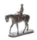 BRONZE HORSE & JOCKEY at Ross's Online Art Auctions