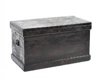 VICTORIAN PINE BLANKET BOX at Ross's Online Art Auctions