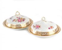 PAIR OF HAMMERSLEY CHINA MUFFIN DISHES at Ross's Online Art Auctions