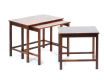 DANISH ROSEWOOD NEST OF THREE TABLES at Ross's Online Art Auctions