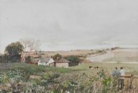 SUFFOLK LANDSCAPE by Jack Cudworth at Ross's Online Art Auctions