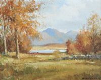 ACROSS TO THE MOURNE MOUNTAINS by Maurice Canning Wilks ARHA RUA at Ross's Online Art Auctions