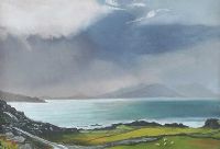 FIVE FINGER STRAND, MALIN, DONEGAL by Ros Harvey RUA at Ross's Online Art Auctions