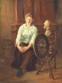 NINETEENTH CENTURY OIL PAINTING BY TOM MCEWAN at Ross's Online Art Auctions