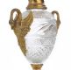PAIR OF RUSSIAN ORMOLU MOUNTED CUT GLASS VASES at Ross's Online Art Auctions