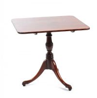 REGENCY SNAP TOP WINE TABLE at Ross's Online Art Auctions