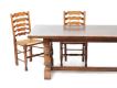 OAK TABLE & CHAIRS at Ross's Online Art Auctions