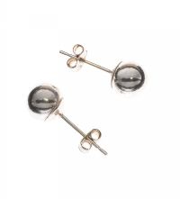 9CT WHITE GOLD STUD EARRINGS at Ross's Online Art Auctions