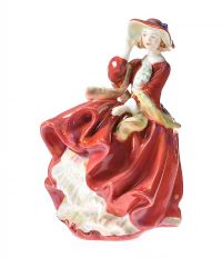 ROYAL DOULTON 'TOP OF THE HILL' PORCELAIN FIGURINE SIGNED LESLEY HARRADINE at Ross's Online Art Auctions