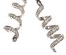 9CT WHITE GOLD AND DIAMOND TWIST EARRINGS at Ross's Online Art Auctions