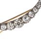 CRESCENT BROOCH SET WITH DIAMONDS IN PLATINUM ON 14CT GOLD at Ross's Online Art Auctions