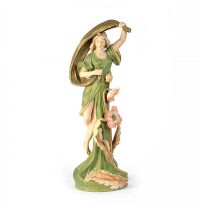 LARGE ROYAL DUX FIGURINE/LAMP BASE AND ANOTHER ROYAL DUX ORNAMENT at Ross's Online Art Auctions