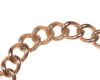 ANTIQUE 9CT ROSE GOLD CURB LINK BRACELET WITH ENGRAVED HEART-SHAPED PADLOCK CLASP at Ross's Online Art Auctions