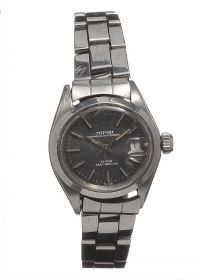 TUDOR 'PRINCESS OYSTERDATE' STAINLESS STEEL LADY'S WRIST WATCH at Ross's Online Art Auctions