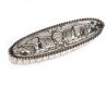 ART NOUVEAU STERLING SILVER AND CUT GLASS DRESSING TABLE DISH at Ross's Online Art Auctions