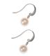 9CT WHITE GOLD DIAMOND AND PEARL EARRINGS at Ross's Online Art Auctions