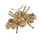 18CT GOLD DIAMOND AND EMERALD BUMBLE BEE BROOCH at Ross's Online Art Auctions