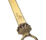 SILVER GILT MEAT SKEWER SURMOUNTED BY A SCALLOP SHELL BEARING ANDREWS CREST at Ross's Online Art Auctions
