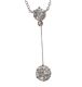 18CT WHITE GOLD AND DIAMOND NECKLACE at Ross's Online Art Auctions