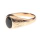 9CT GOLD ONYX-SET SIGNET RING at Ross's Online Art Auctions