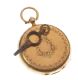 18CT GOLD ENGRAVED GENT'S OPEN-FACED POCKET WATCH AND KEY at Ross's Online Art Auctions