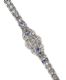 SAPPHIRE AND DIAMOND BRACELET IN THE STYLE OF ART DECO at Ross's Online Art Auctions
