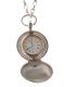 STERLING SILVER FOB WATCH AND CHAIN at Ross's Online Art Auctions