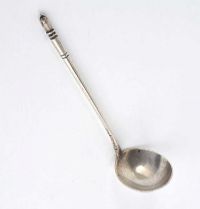 RUSSIAN SILVER CADDY SPOON at Ross's Online Art Auctions