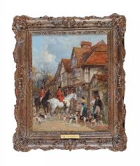 OIL PAINTING SIGNED HEYWOOD HARDY at Ross's Online Art Auctions