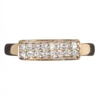 14CT GOLD AND DIAMOND BAND at Ross's Online Art Auctions