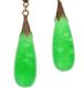 14CT GOLD AND JADE DROP EARRINGS at Ross's Online Art Auctions