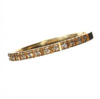 18CT GOLD DIAMOND-SET BAND at Ross's Online Art Auctions