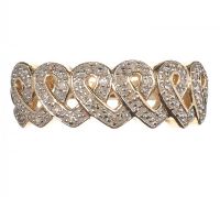 9CT WHITE GOLD AND DIAMOND RING at Ross's Online Art Auctions
