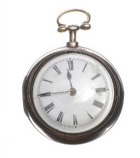 ANTIQUE SILVER POCKET WATCH at Ross's Online Art Auctions