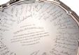 IMPORTANT CIRCULAR SILVER PRESENTATION SALVER at Ross's Online Art Auctions