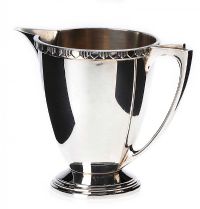 ART DECO STYLE SILVER MILK JUG at Ross's Online Art Auctions
